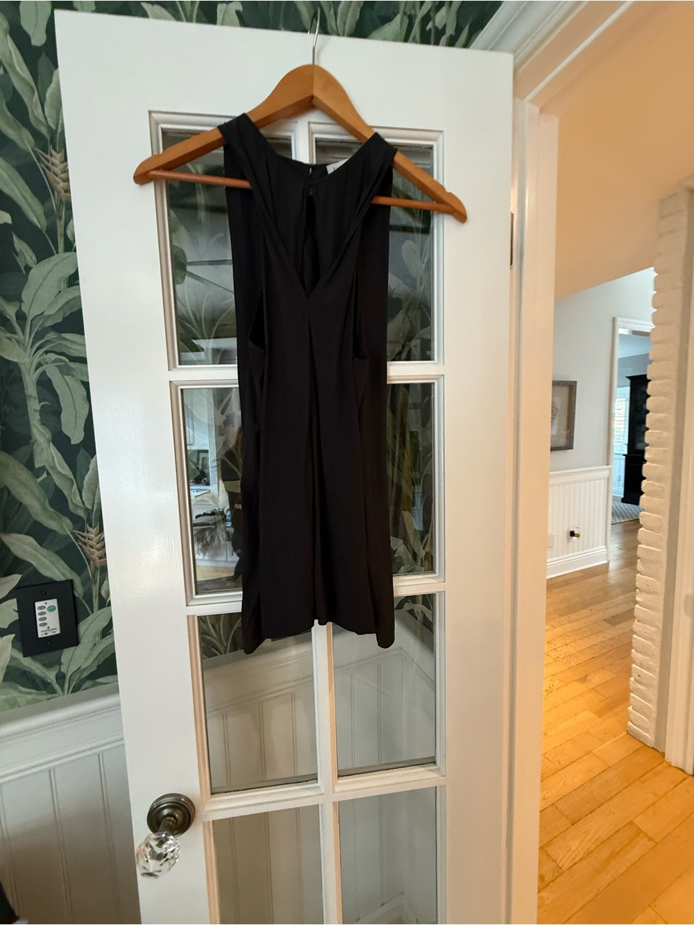 Ramy Brook Black Sleeveless V-Neck Romper
